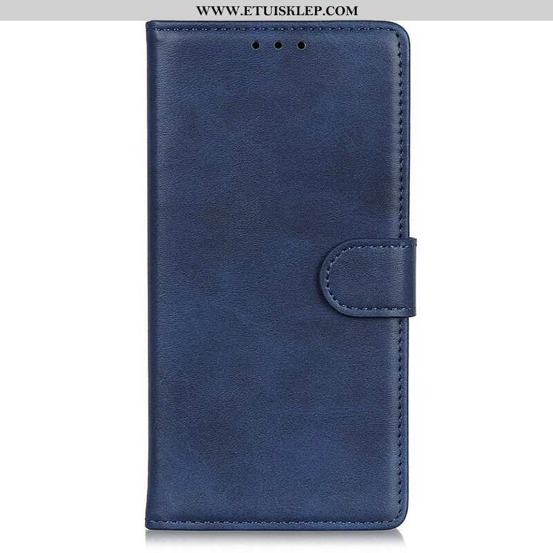 Etui Folio do iPhone 13 Mini Retro Matowy Efekt Skóry